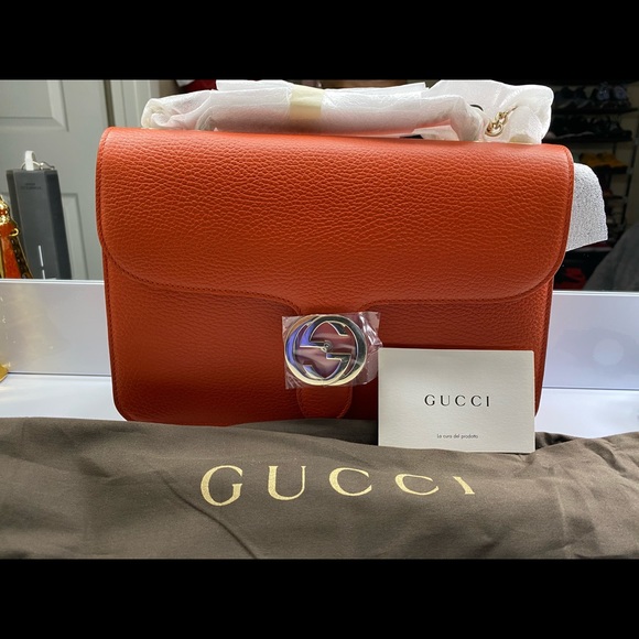 gucci marmont orange